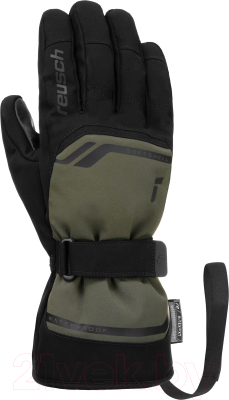 Перчатки лыжные Reusch Primus R-Tex Xt / 6201224-5710 (р-р 9.5, Burnt Olive/Black)