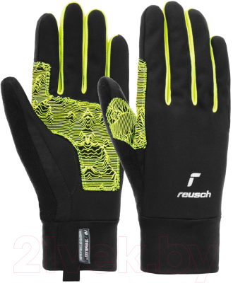 Перчатки лыжные Reusch Arien Stormbloxx Touch-Tec / 6206103-7752 (р-р 8, Black/Safety Yellow)