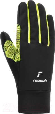 Перчатки лыжные Reusch Arien Stormbloxx Touch-Tec / 6206103-7752 (р-р 11, Black/Safety Yellow)