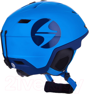 Шлем горнолыжный Blizzard Double Ski / 220104 (56-59см, Blue Matt/Dark Blue)
