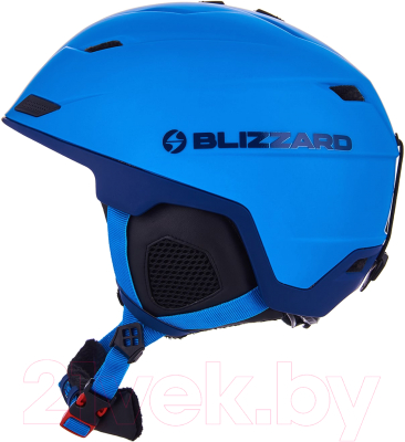Шлем горнолыжный Blizzard Double Ski / 220104 (60-63см, Blue Matt/Dark Blue)