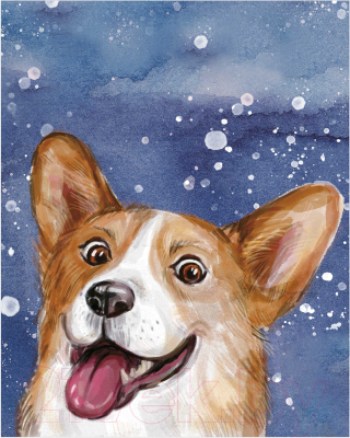 Изображение товара Набор алмазной вышивки Феникс+ Веселый корги / 62369