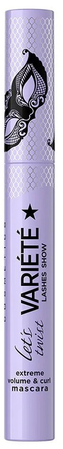 Тушь для ресниц Eveline Cosmetics Variete Let's Twist подкручивающая объемная (10мл)