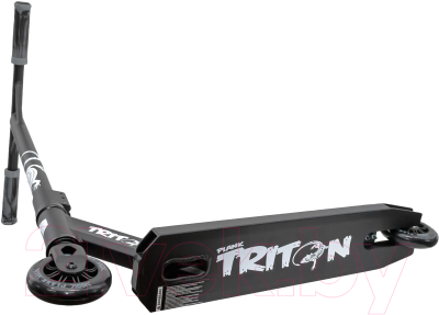 Самокат трюковый Plank Triton 2022 P20-TRI100BK-S (черный)
