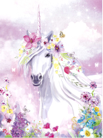 

Набор алмазной вышивки Феникс+, Алмазная мозаика. Цветочный единорог / 62401