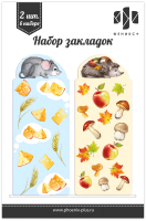 

Набор закладок Феникс+, Ежик и мышка / 50752