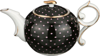 Заварочный чайник Lefard 85-1007 (черный в горошек) - 
