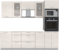 

Готовая кухня Интерлиния, Мила 2.5 ВТ без столешницы