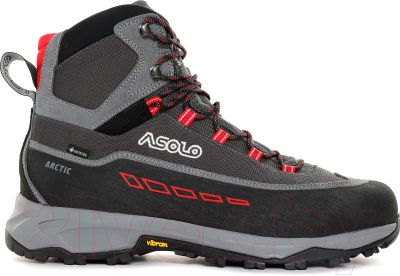 Трекинговые ботинки Asolo Arctic GV MM / A12536-A176 (р-р 12, серый/Gunmetal/красный)