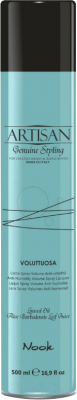 Лак для укладки волос Nook Artisan Voluttuosa Anti-Humidity Volume Spray Lacquer (500мл)