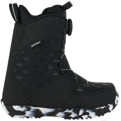 Ботинки для сноуборда Luckyboo Future Fastec (р-р 32, черный)