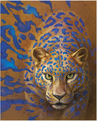 Набор алмазной вышивки Феникс+ Взгляд леопарда / 59798