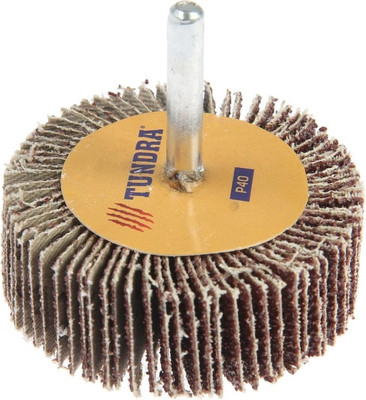 Шлифовальный круг Tundra Лепестковый радикальный 60x20x6мм Р40 / 1875462 - 