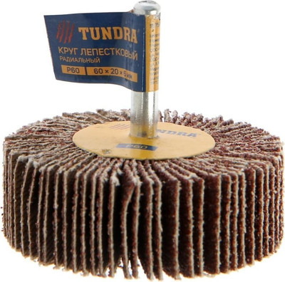 

Шлифовальный круг, Лепестковый радикальный 60x20x6мм Р60 / 1875463