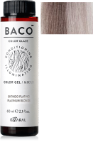 Крем-краска для волос Kaaral Baco Color Glaze 8.22 (60мл, светлый блондин интенсивный фиолетовый) - 