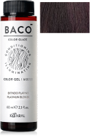 Крем-краска для волос Kaaral Baco Color Glaze 4.2 (60мл, средний коричневый фиолетовый) - 