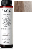 Крем-краска для волос Kaaral Baco Color Glaze 10.11 (60мл, очень-очень светлый блондин интенсивно-пепельный) - 
