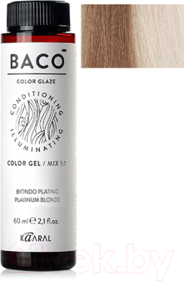 Крем-краска для волос Kaaral Baco Color Glaze 10.0 (60мл, очень-очень светлый блондин)