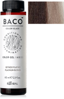 Крем-краска для волос Kaaral Baco Color Glaze 6.0 (60мл, темный блондин) - 