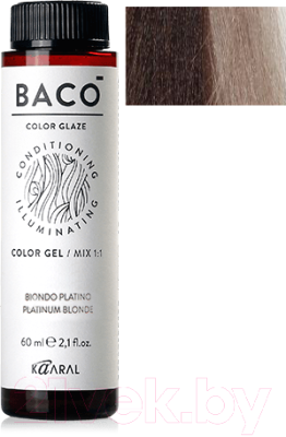 Крем-краска для волос Kaaral Baco Color Glaze 6.0 (60мл, темный блондин)