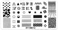 

Пластина для стемпинга TNL, Back To School