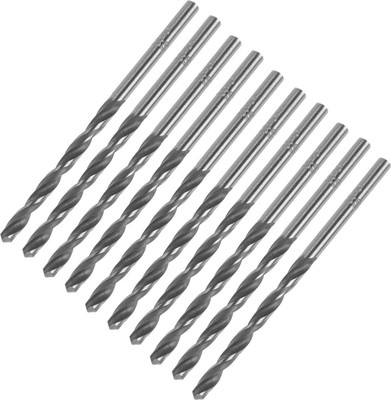 Набор сверл Tundra HSS цилиндрический хвостовик по металлу 3x60мм / 1119668 (10шт) - 