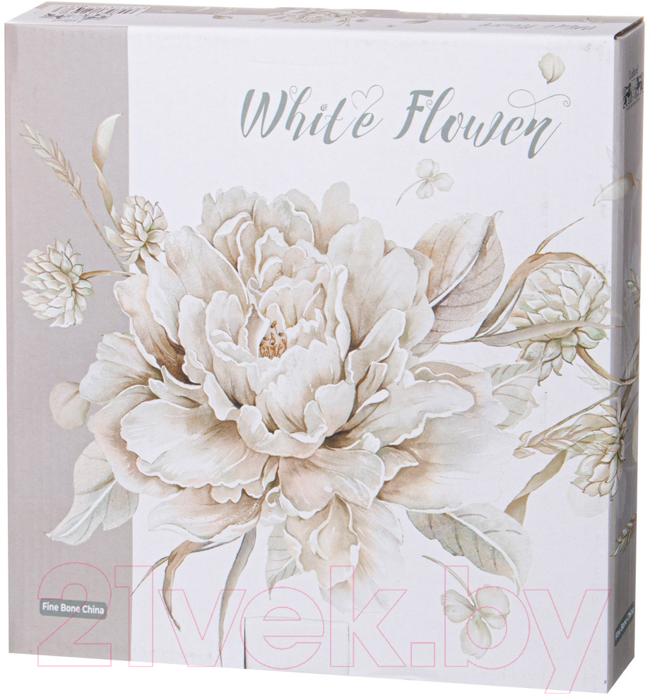 Набор тарелок Lefard White flower / 415-2238