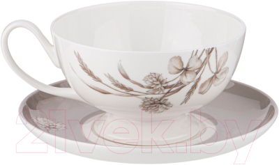 Чашка с блюдцем Lefard White flower / 415-2241