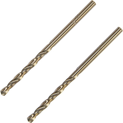 Набор сверл Tundra HSS-Co цилиндрический хвостовик по металлу 3.5мм / 4087154 (2шт) - 