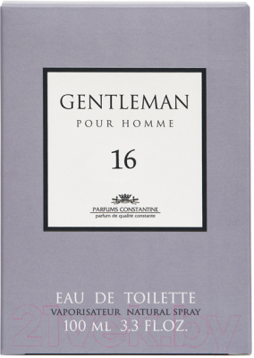 Туалетная вода Parfums Constantine Gentleman Private Collection 16 (100мл)