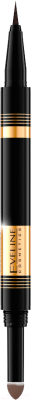 Карандаш для бровей Eveline Cosmetics Brow Art Duo Ультратонкий водост маркер и пудра тон 01 Light