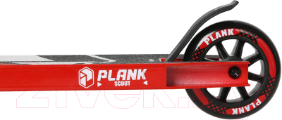 Самокат трюковый Plank Scout P20-SCO100R (красный)