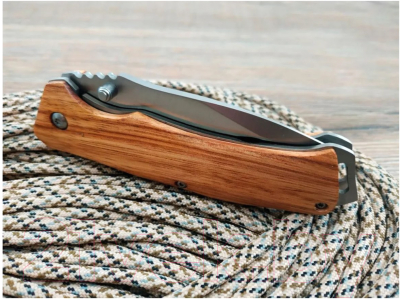 Нож складной STINGER FK-1117ZB (светло-коричневый)