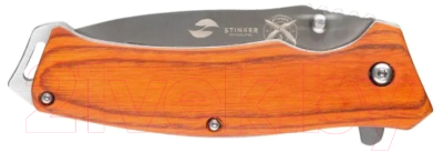 Нож складной STINGER FK-1117RK (коричневый)