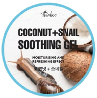 Гель для лица Thinkco Coconut+Snail Универсальный (300мл) - 