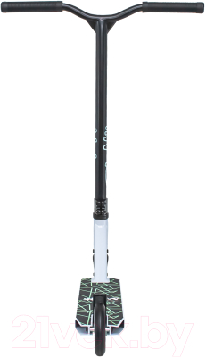 Самокат трюковый Plank Whip P21-WHIP-110BKW (черно-белый)