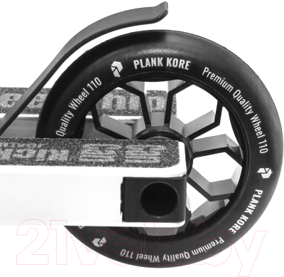 Самокат трюковый Plank Kore P20-KOR110BKW (черно-белый)