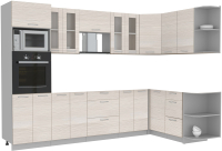 

Готовая кухня Интерлиния, Мила 1.68x3.0 правая без столешницы