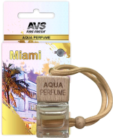 

Ароматизатор автомобильный, Aqua Perfume USA/Miami AQP-05 / A40480S