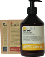 Набор косметики для волос Insight Шампунь Nourishing Shampoo+Шамп-конд PMIN008+Шамп-конд PMIN007 (400мл+10мл+10мл) - 