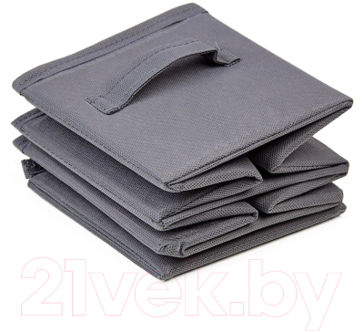 Кофр для хранения Polini Kids Polini Home 15x15x30 / 0002584-3 (серый)
