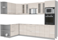 

Готовая кухня Интерлиния, Мила 1.68x3.0 левая без столешницы