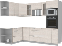 

Готовая кухня Интерлиния, Мила 1.68x2.6 левая без столешницы