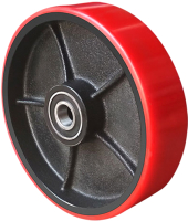 

Колесо для тележки складской, D200 PU 200x50