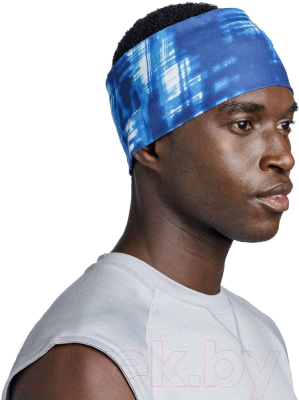 Повязка на голову Buff Coolnet UV+ Wide Headband Attel Blue (131415.707.10.00)