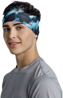 Повязка на голову Buff Coolnet UV+ Wide Headband Singy Pool (131418.722.10.00)