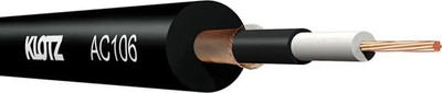 Кабель Klotz AC106SW.100 (100м, черный) -