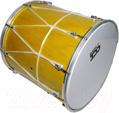 Бас-барабан Мастерская Бехтеревых BK-13Lv (желтый)