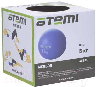 Медицинбол Atemi ATB05 (5кг)