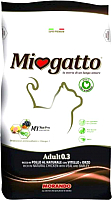 

Корм для кошек Miogatto, Adult 0.3 Veal & Barley